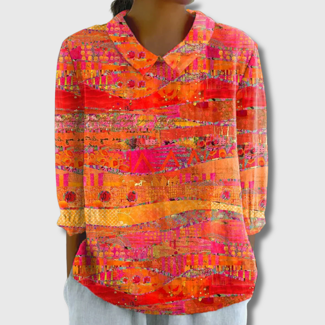 Zinnia | Colourful Blouse