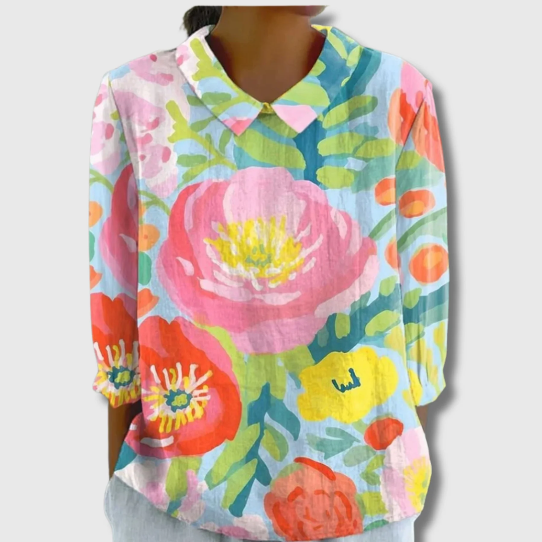 Delyth | Colourful Blouse