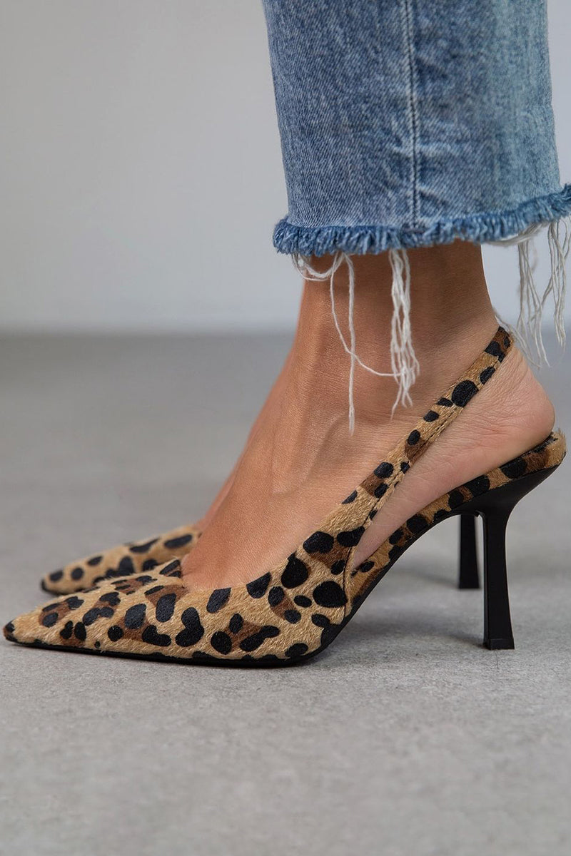 Lily | Leopard Heels