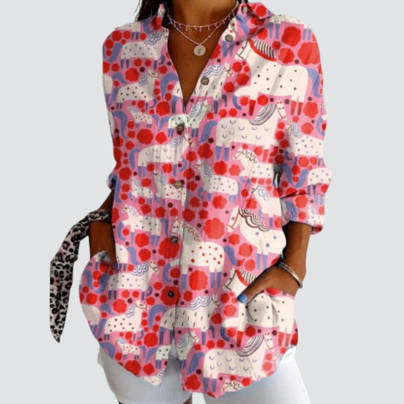 Ivee | Printed Blouse