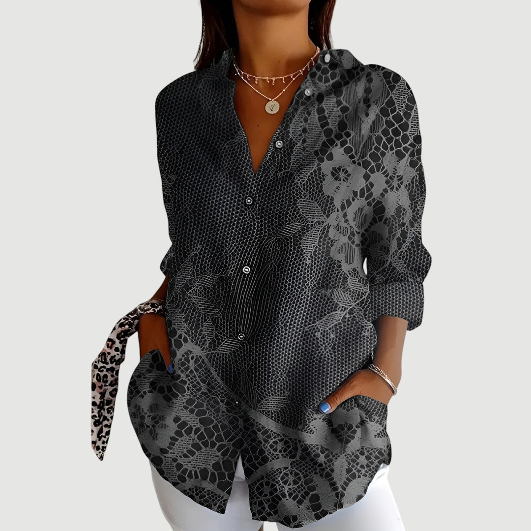 Olive | Printed Blouse