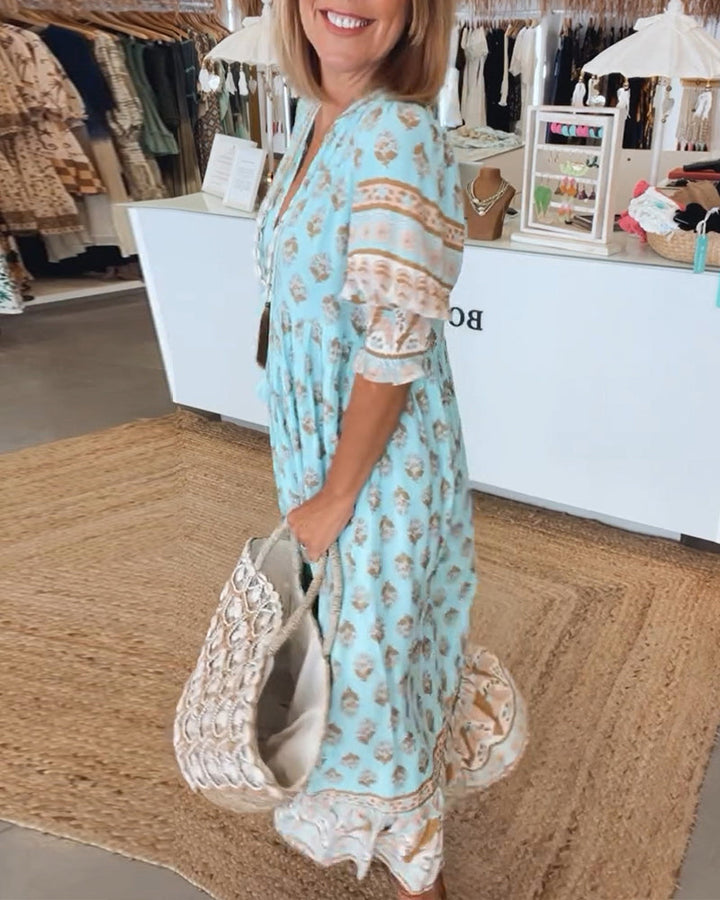 Isla | Printed Summer Dress