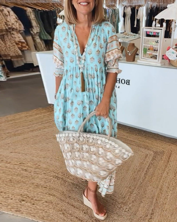 Isla | Printed Summer Dress