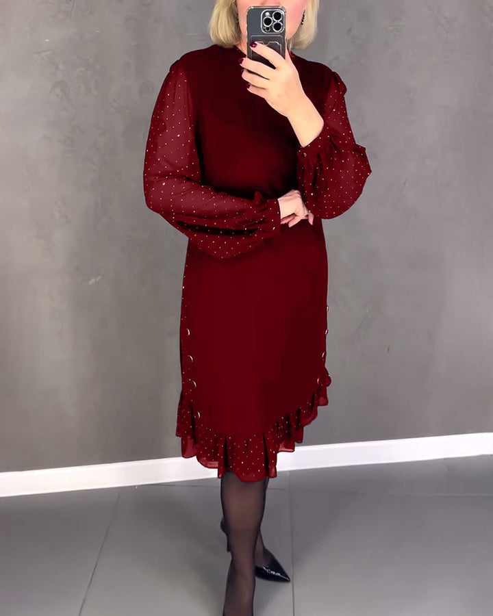 Grace | Sheer Sleeve Dress