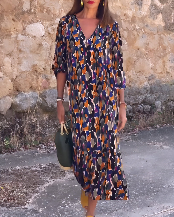 Emily | Retro Maxi Dress