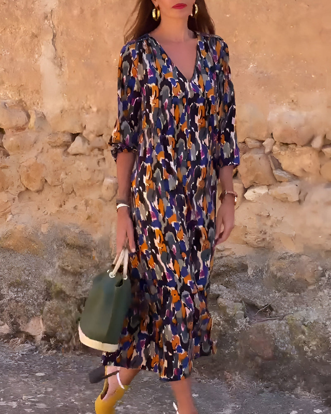 Emily | Retro Maxi Dress