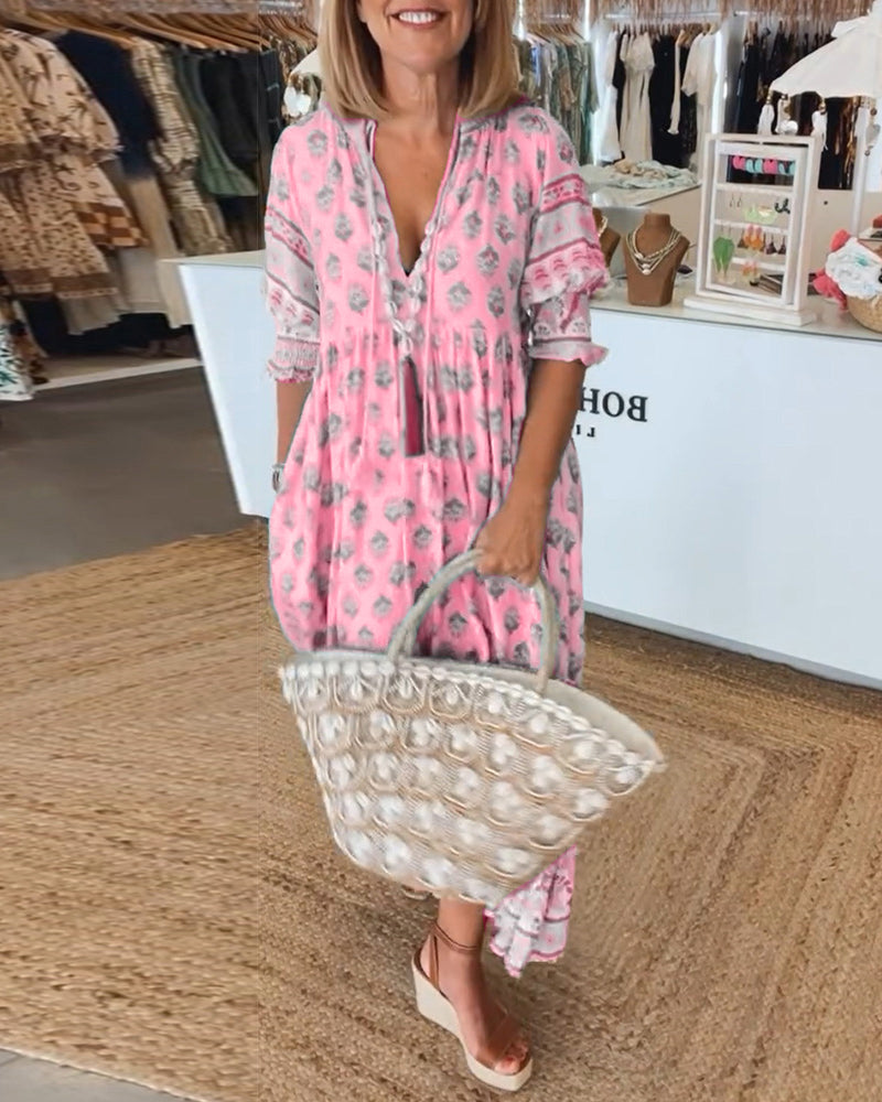 Isla | Printed Summer Dress