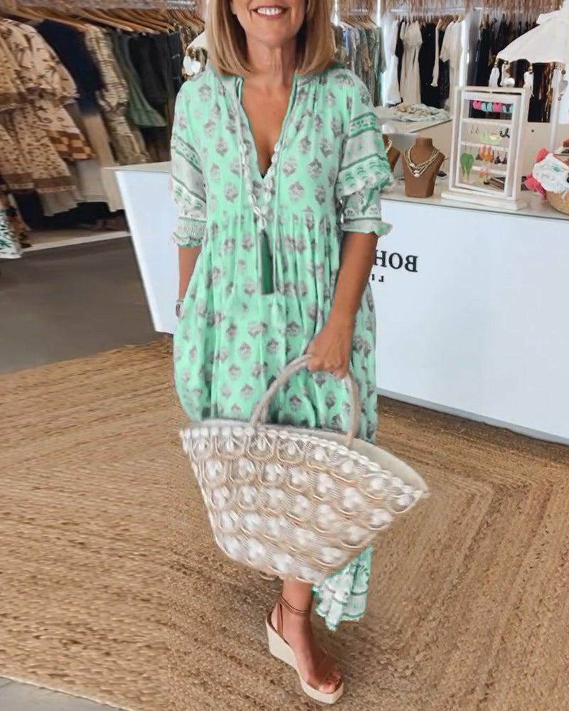 Isla | Printed Summer Dress