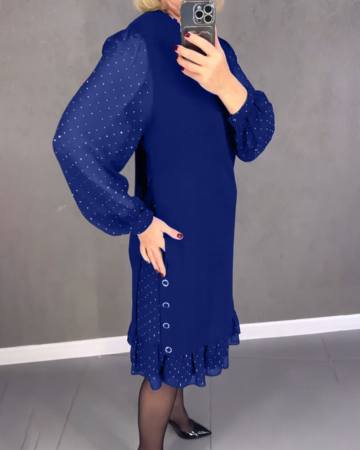 Grace | Sheer Sleeve Dress