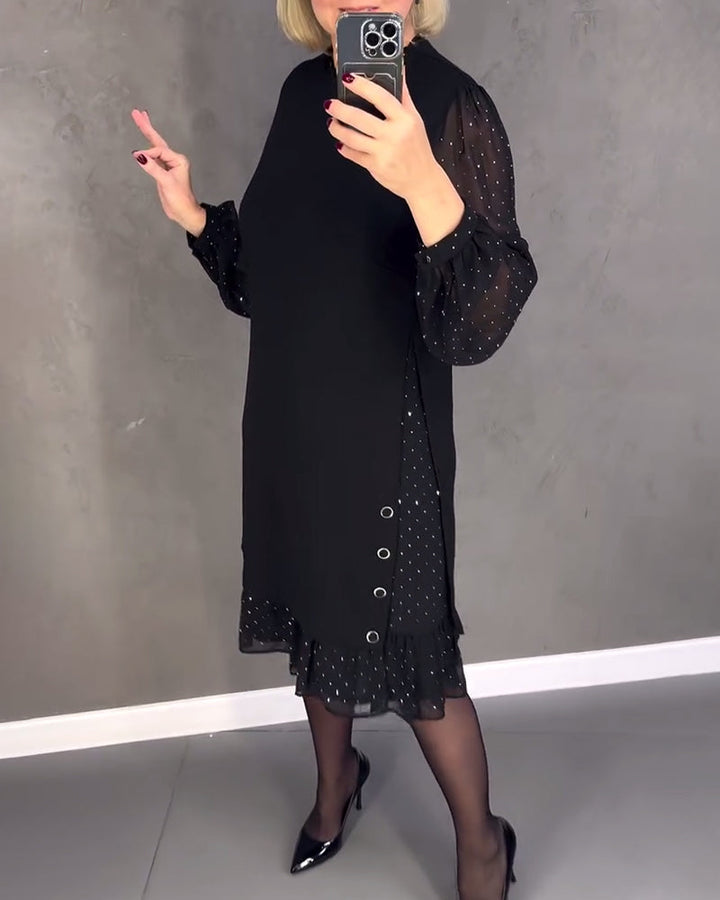 Grace | Sheer Sleeve Dress