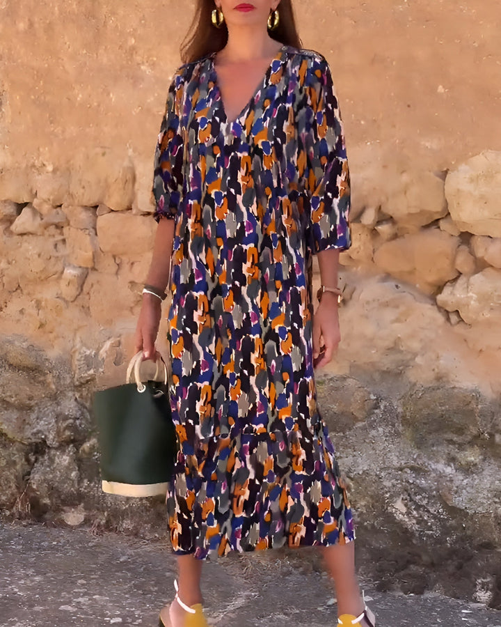 Emily | Retro Maxi Dress