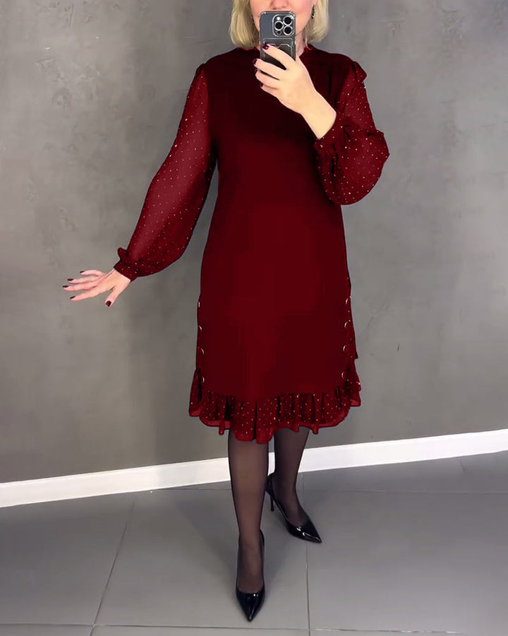 Grace | Sheer Sleeve Dress