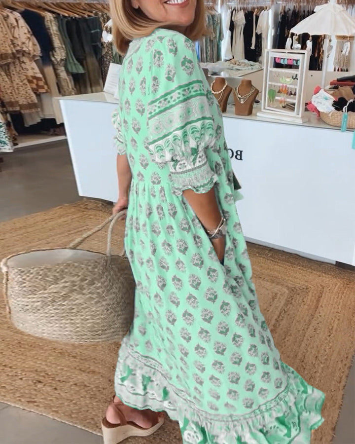 Isla | Printed Summer Dress