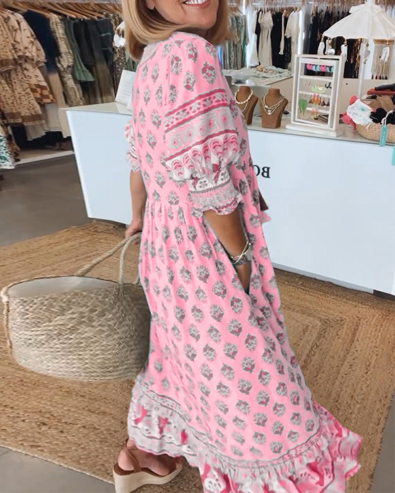 Isla | Printed Summer Dress