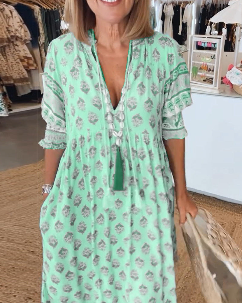 Isla | Printed Summer Dress
