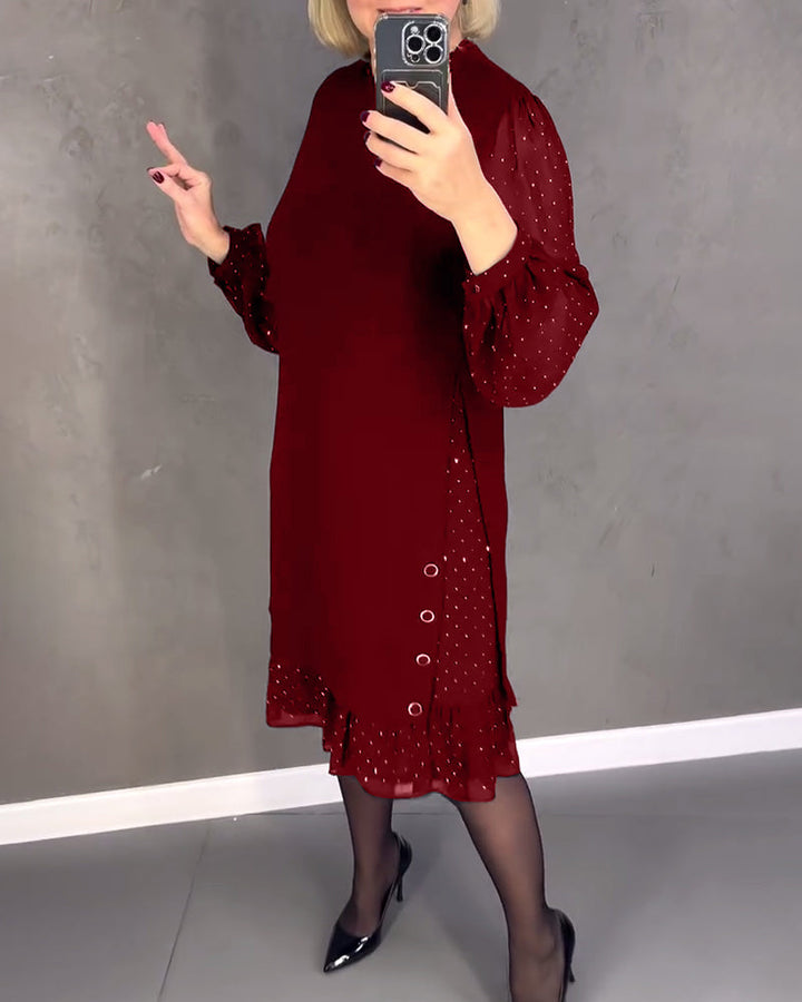 Grace | Sheer Sleeve Dress
