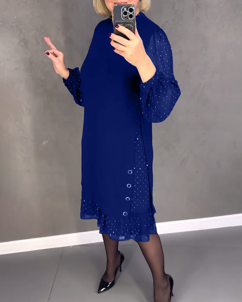 Grace | Sheer Sleeve Dress