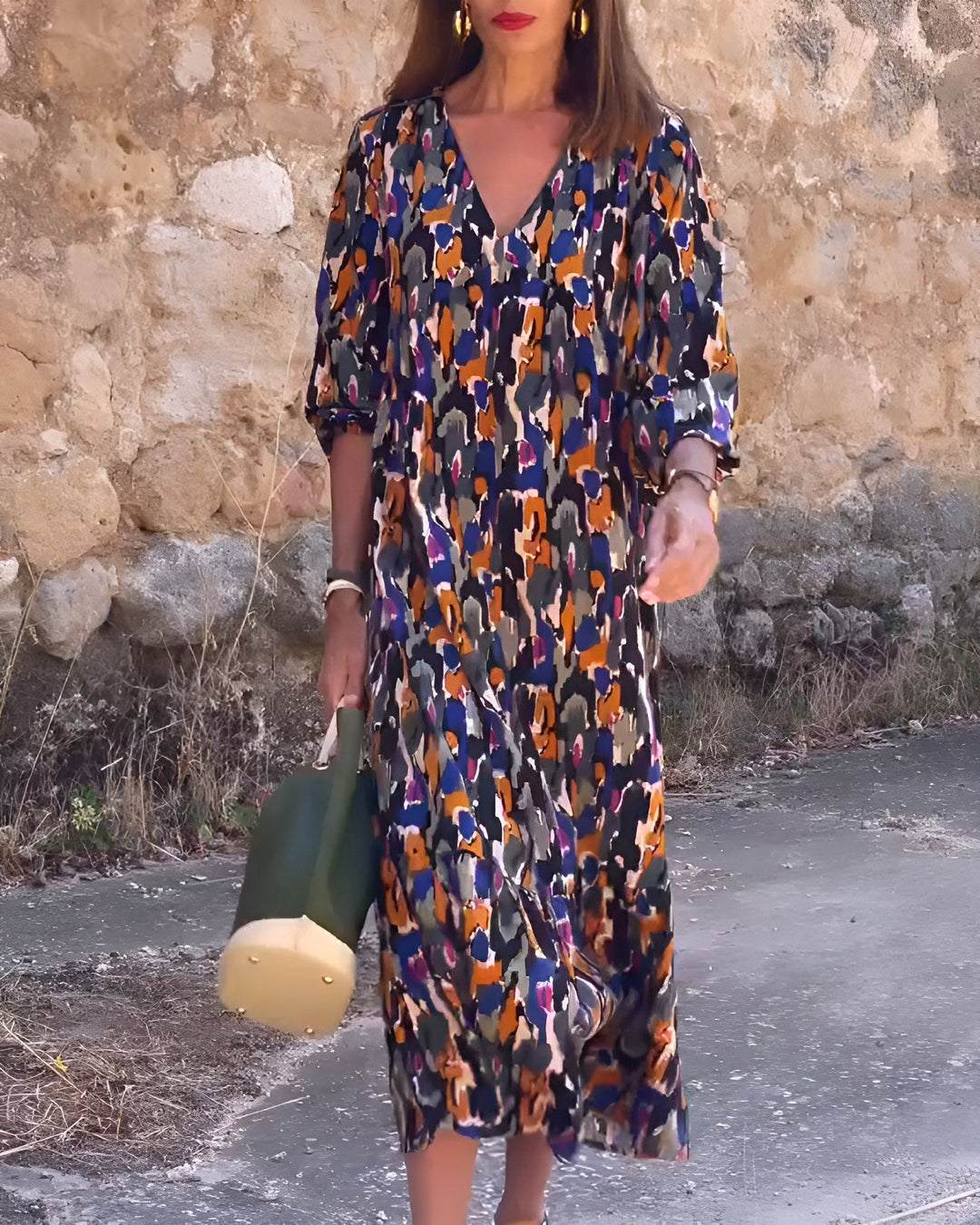 Emily | Retro Maxi Dress