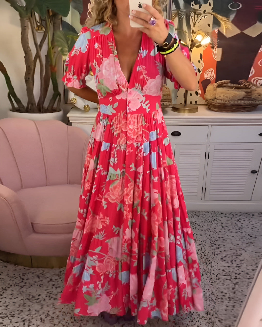 Isla | Floral Maxi Dress