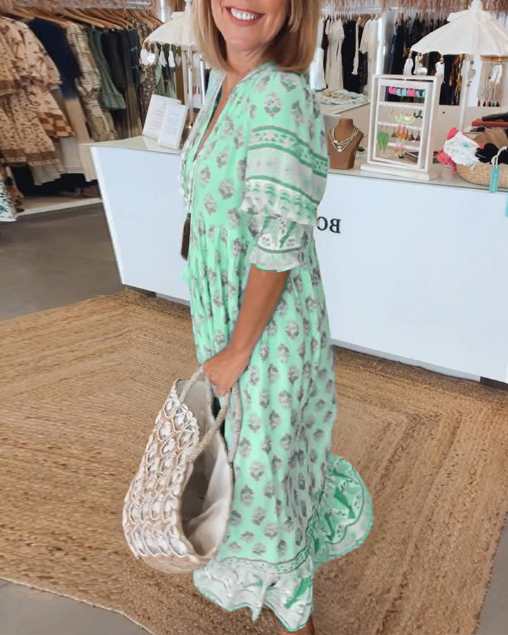 Isla | Printed Summer Dress