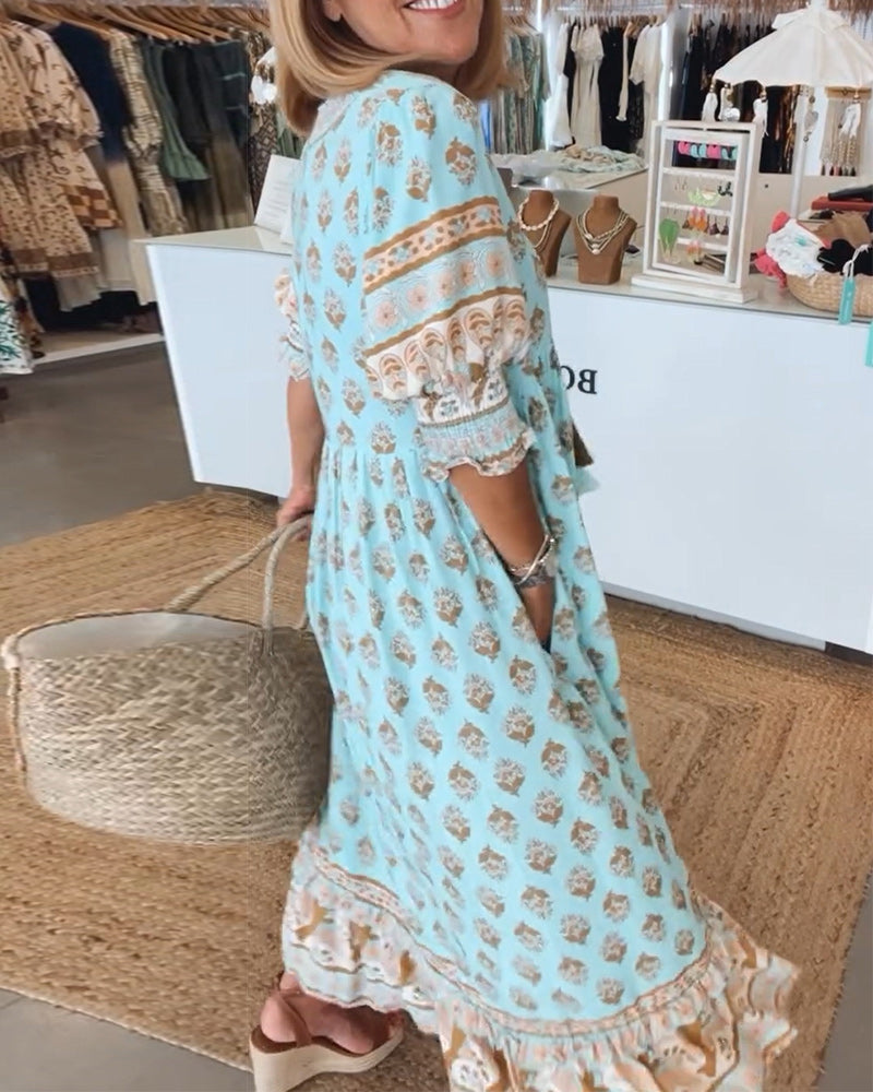 Isla | Printed Summer Dress