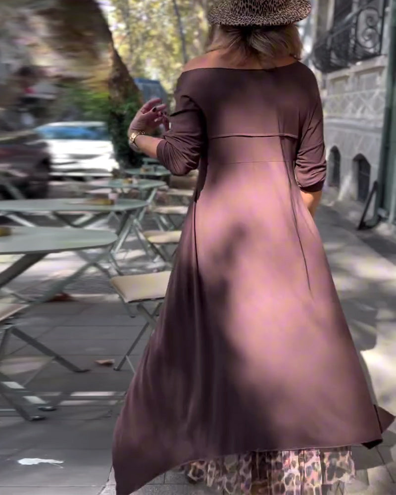 Hannah | Asymmetrical Maxi Dress