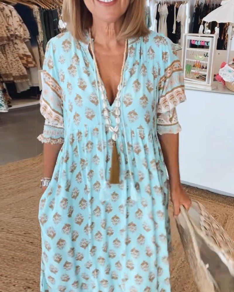 Isla | Printed Summer Dress