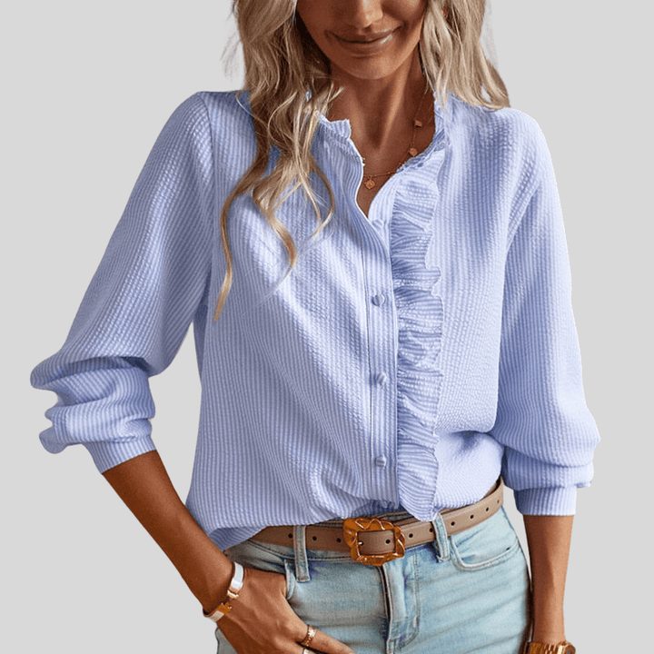 Alina | Elegant Ruffle Top