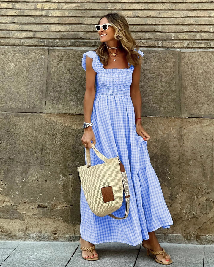 Hannah | Retro Check Dress