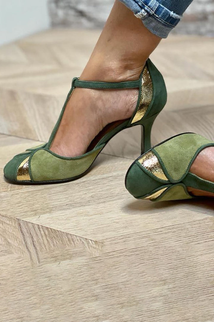 Maya | Patchwork Heels