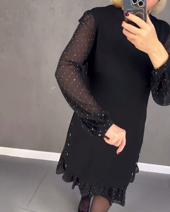 Grace | Sheer Sleeve Dress