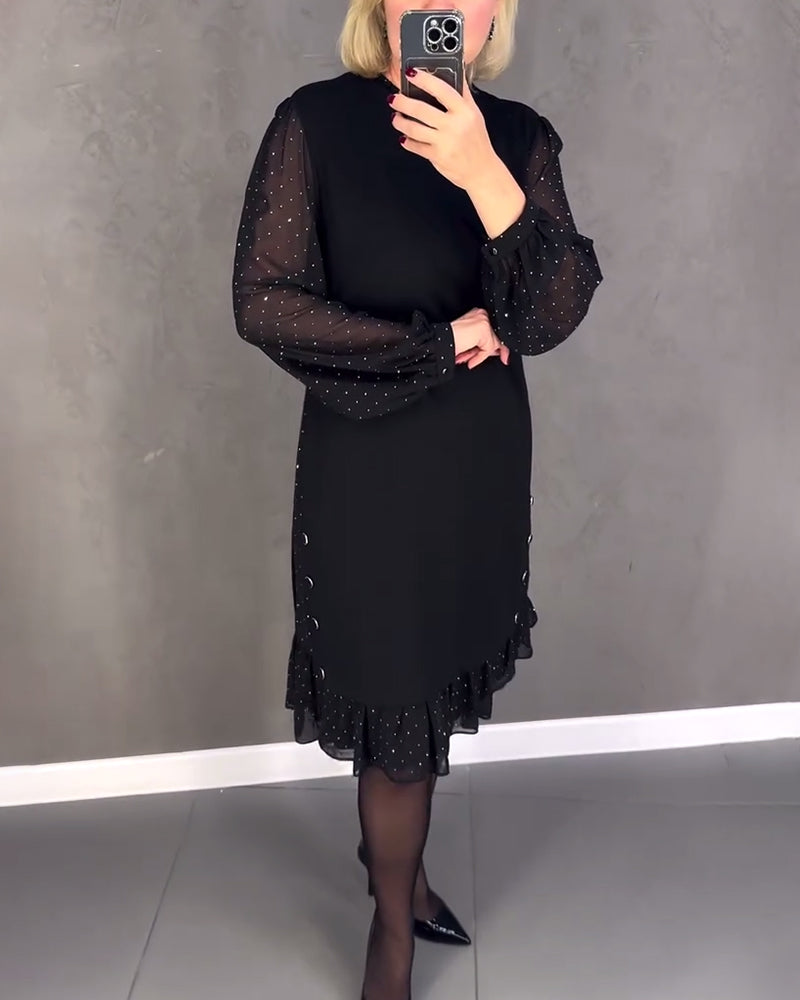 Grace | Sheer Sleeve Dress