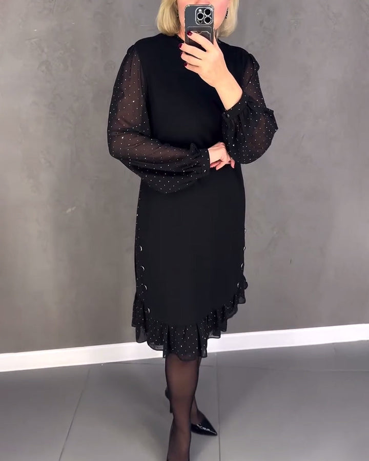 Grace | Sheer Sleeve Dress