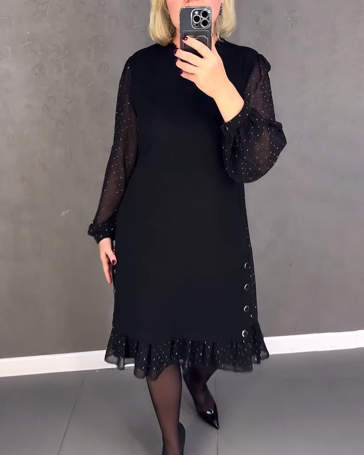 Grace | Sheer Sleeve Dress