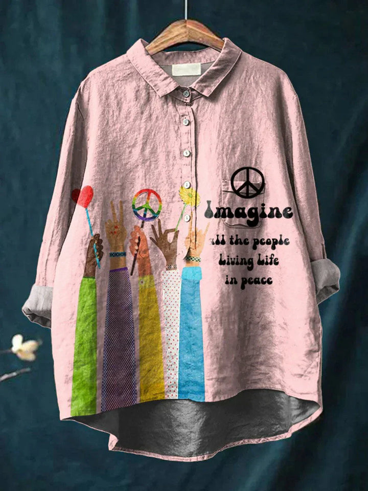 Kenza | Peace Hippie Art Shirt