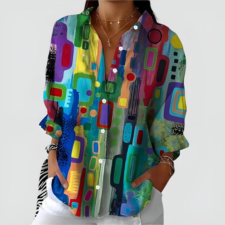 Novie | Printed Blouse