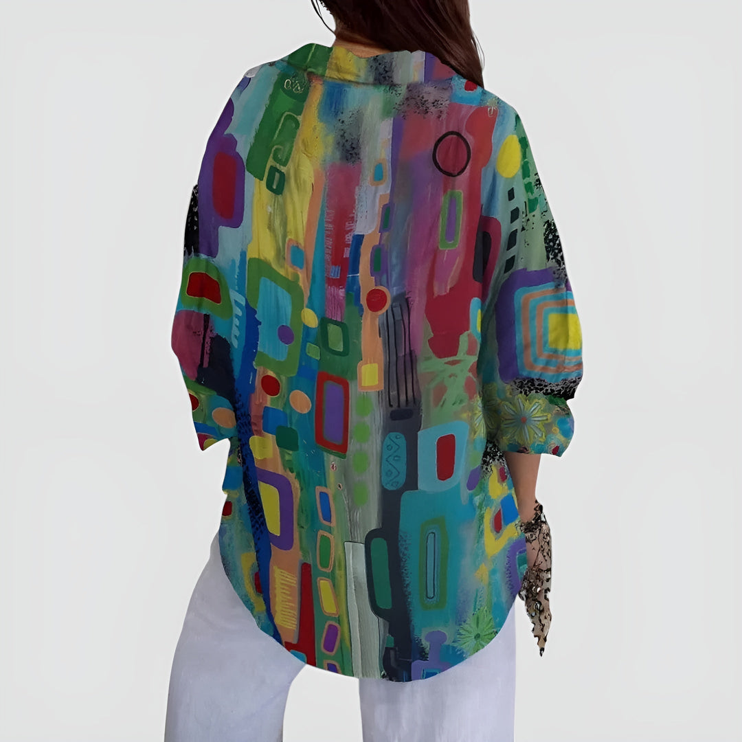 Novie | Printed Blouse