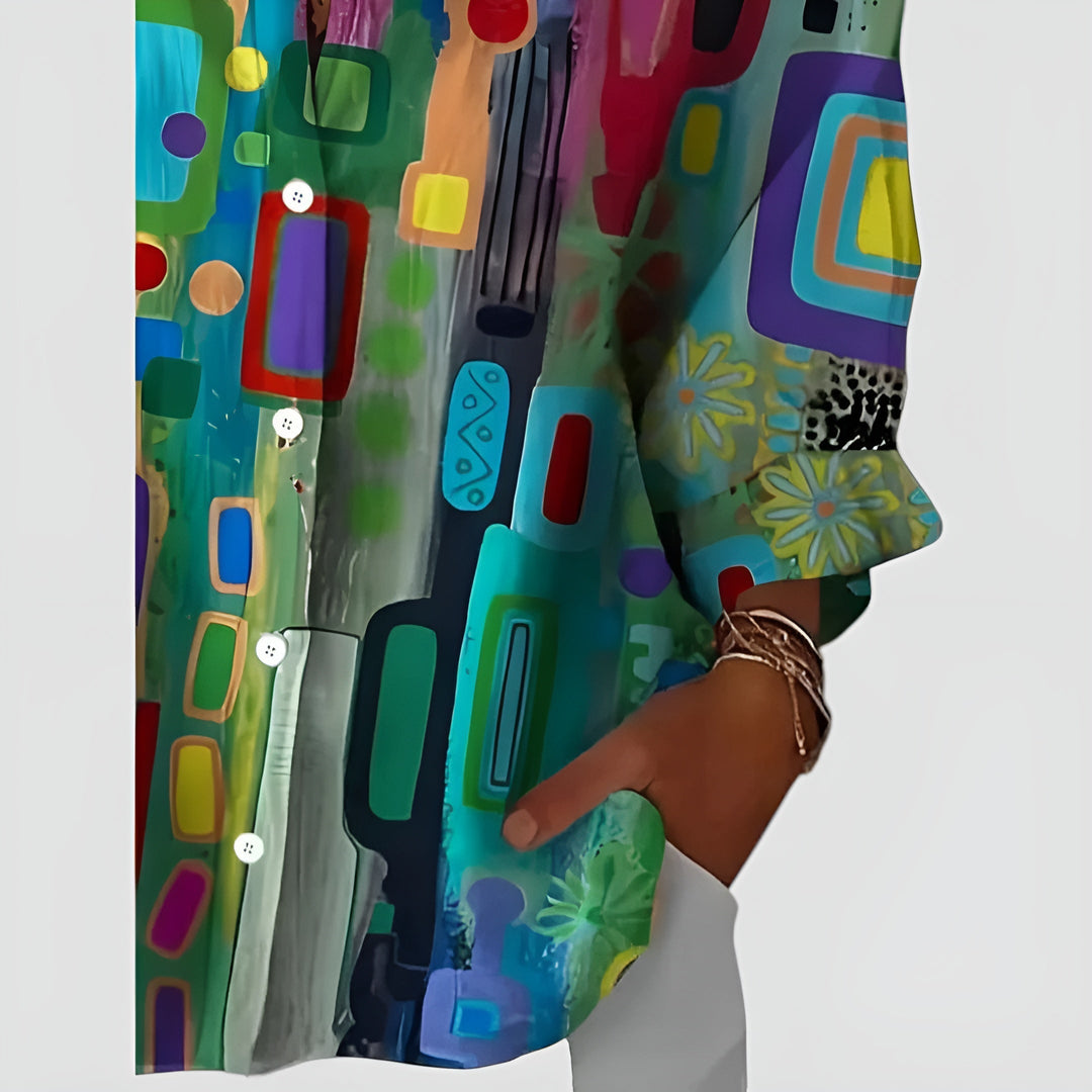 Novie | Printed Blouse