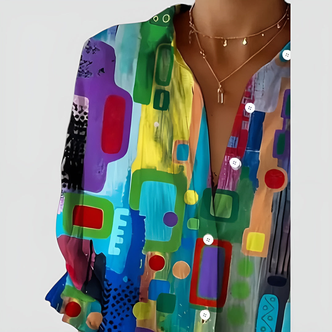 Novie | Printed Blouse