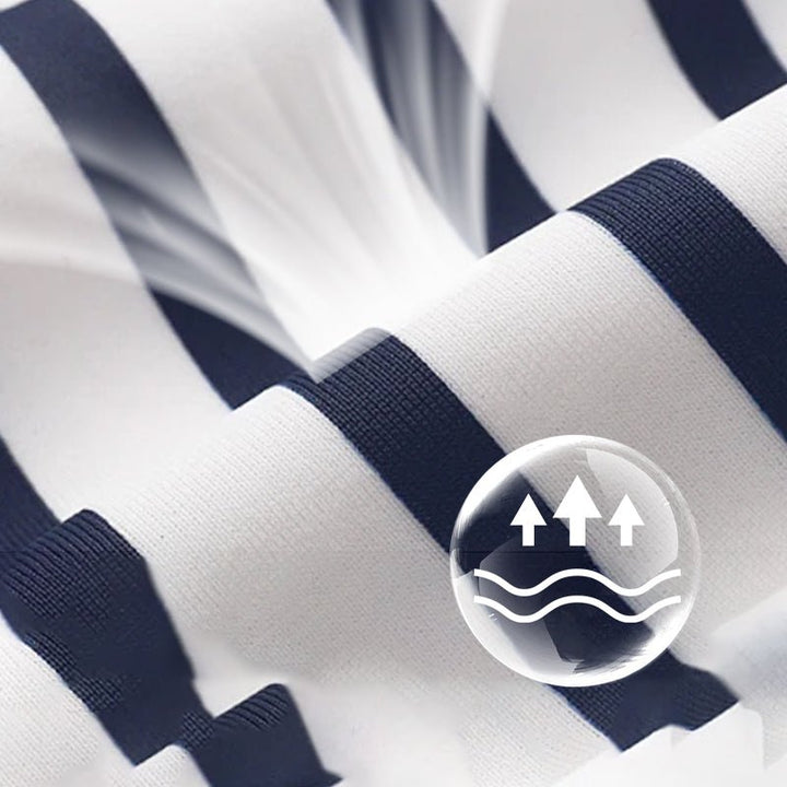 Tessa | Striped Casual Art Tee